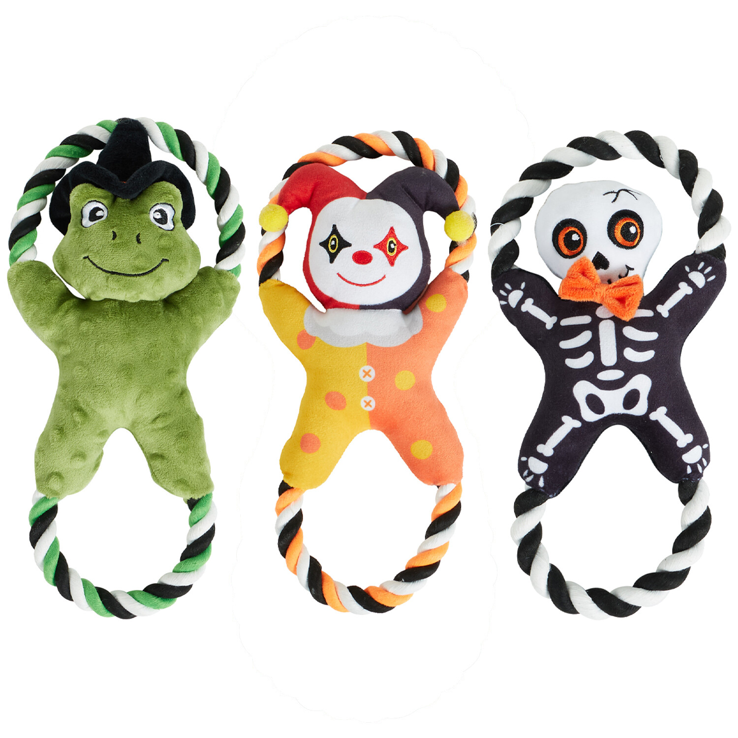 Spooky Rope Tugger Dog Toy Image 1