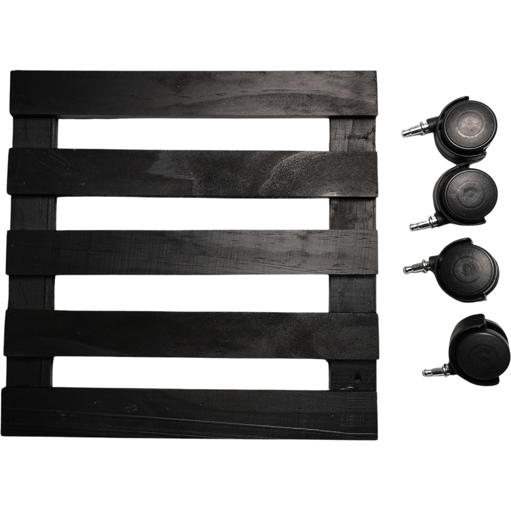 Samuel Alexander Square Black 28cm Pack of 2 Image 3