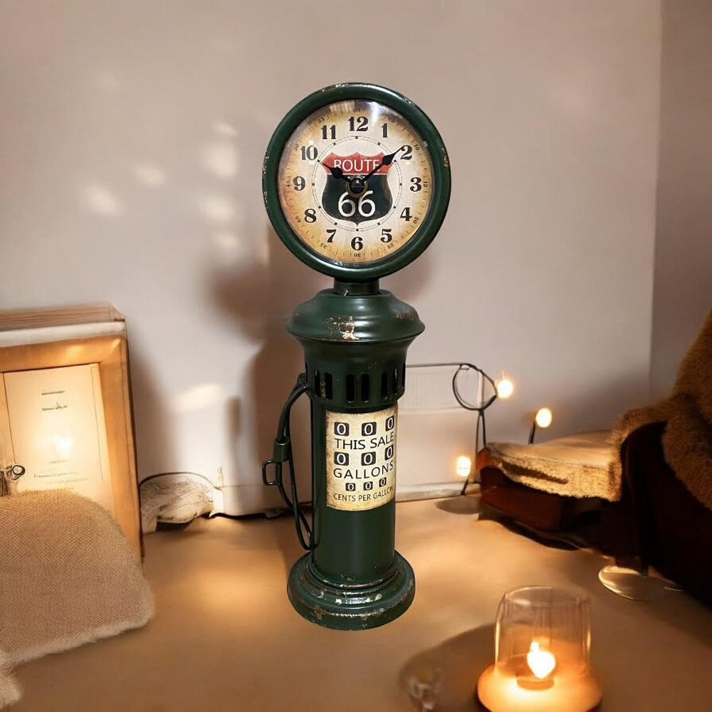 Acacia Home Black Table Clock Image 2