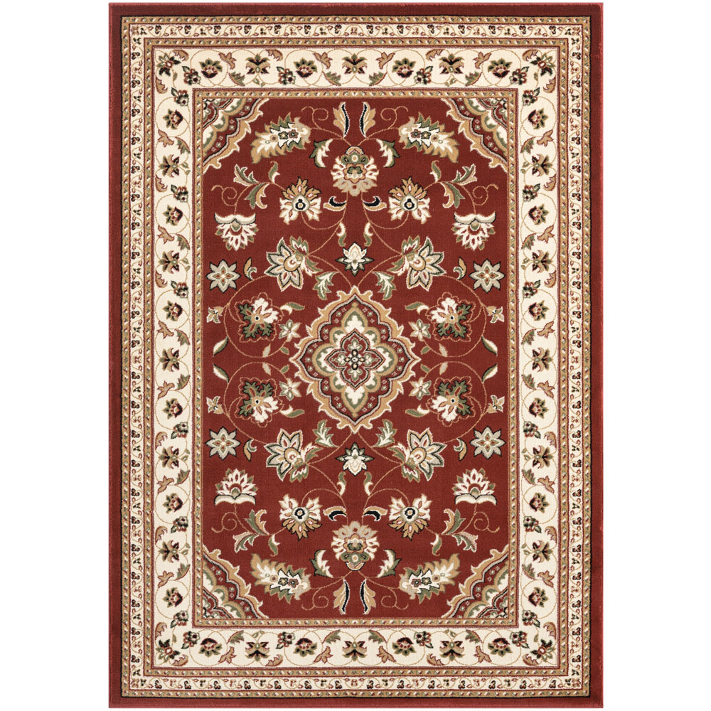 Portland HMC Sherbourne Red Traditional Rug 120 x 170cm Image 2