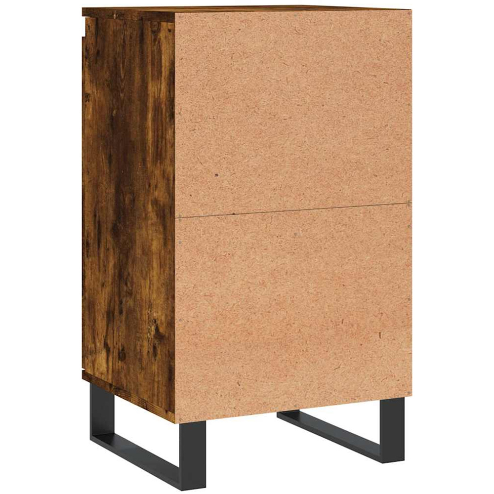 vidaXL Single Door Smoked Oak Sideboard Image 8