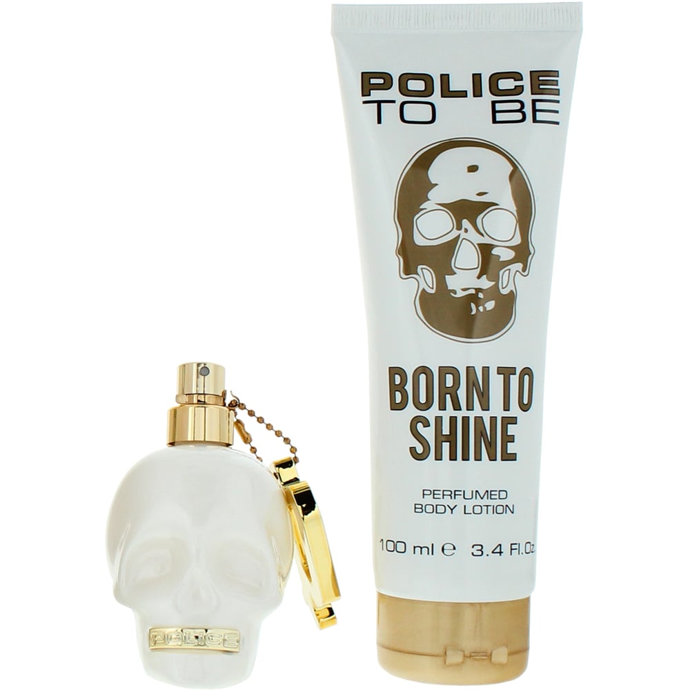 Police To Be Born To Shine Body Lotion and Eau de Parfum 40ml Gift Set Image 2