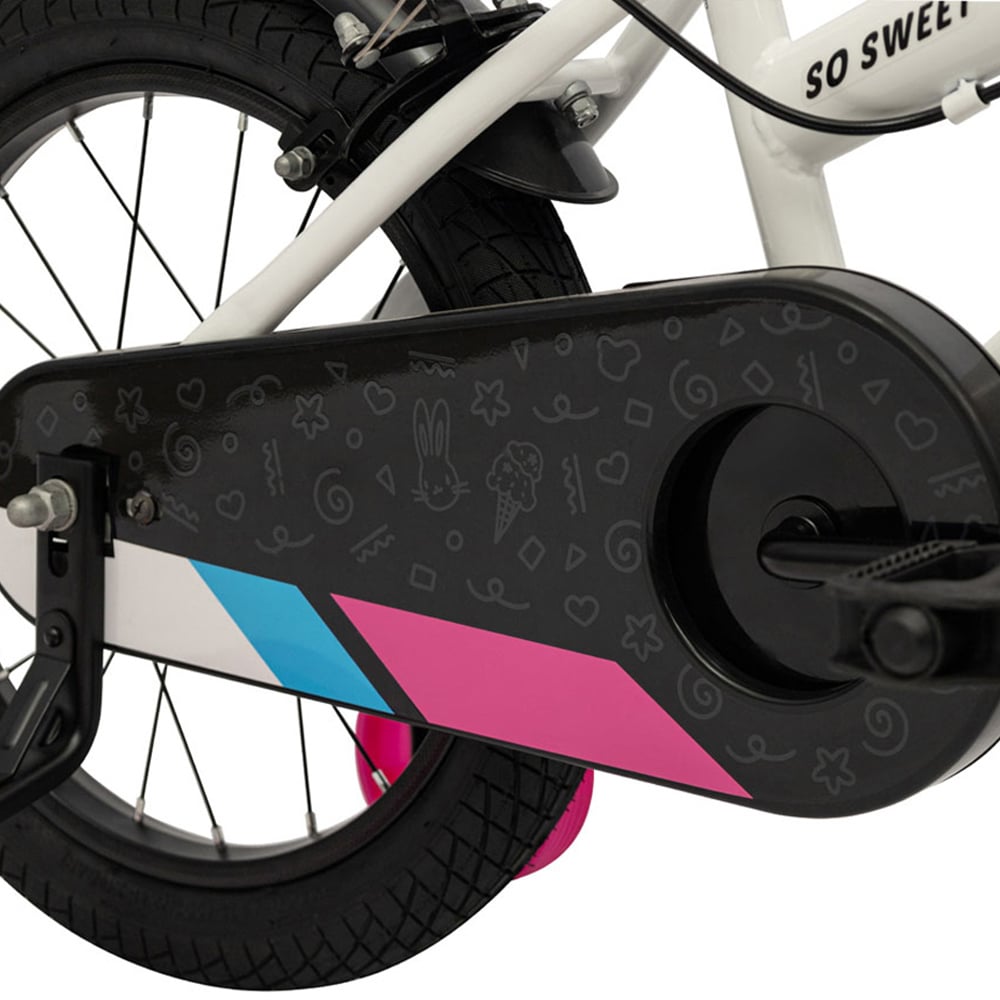 Huffy So Sweet 21815W Gloss White Single Speed 16 inch Kids Bike Image 3