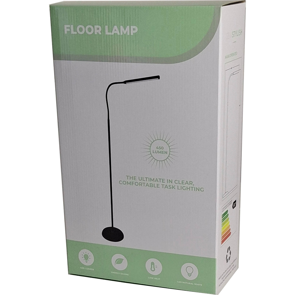 Sewing Online SO1285 Black Single Tube Dimmable LED Lamp Floor Lamp with Adjustable Brightness Image 2