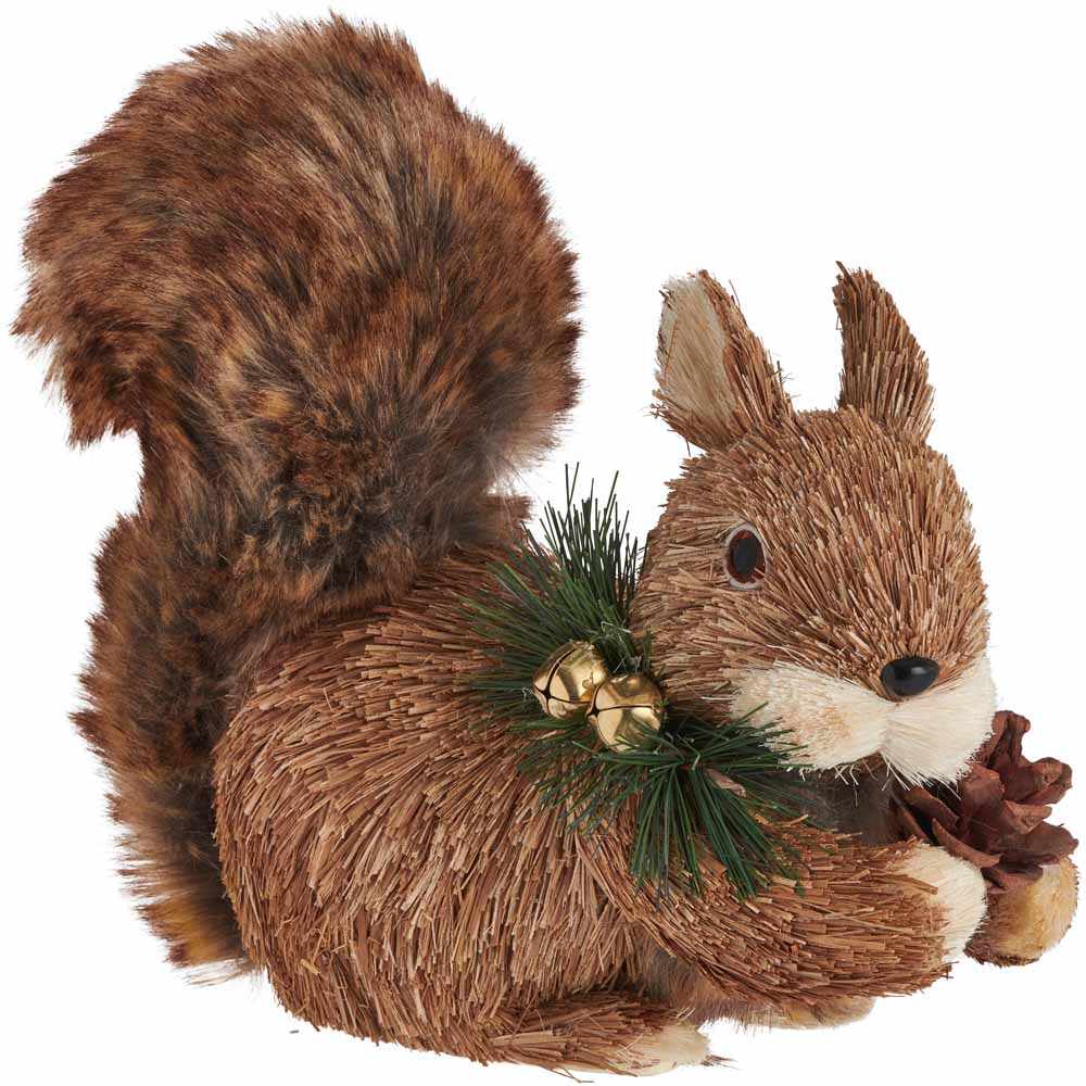 Wilko Cosy Bristle Squirrel with Bells Image 1