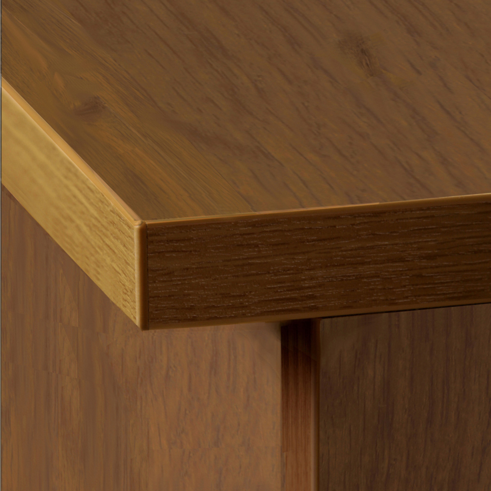 R White Cabinets Single Door English Oak Mid Height Cupboard Image 3