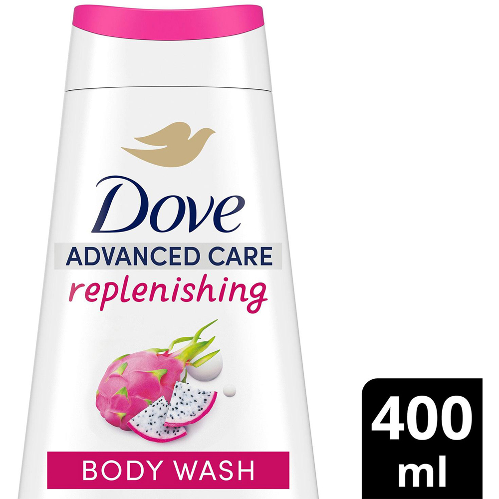 Dove Advanced Care Replenishing Body Wash Body Wash 400ml 12 Pack Image 3