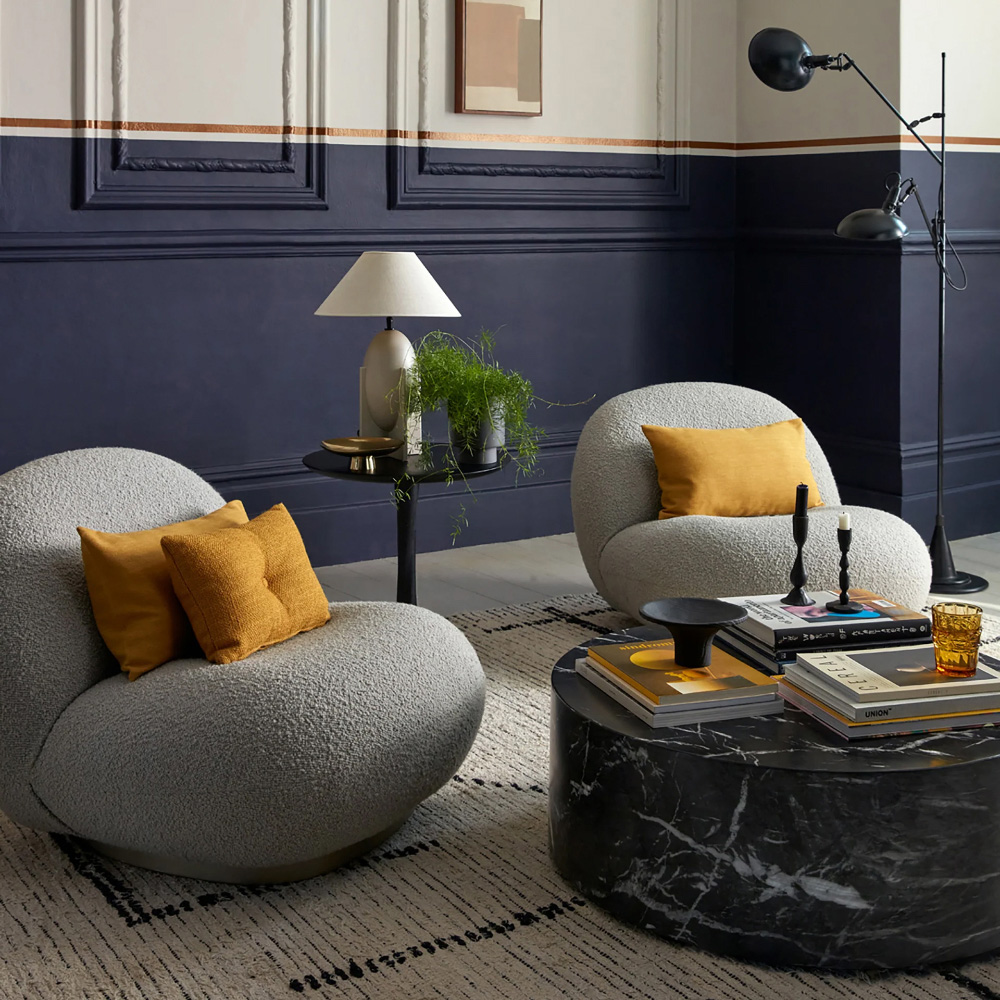 Craig & Rose 1829 Vintage Walls Wood and Metal Lido Blue Gloss Mixed Paint 2.5L Image 4