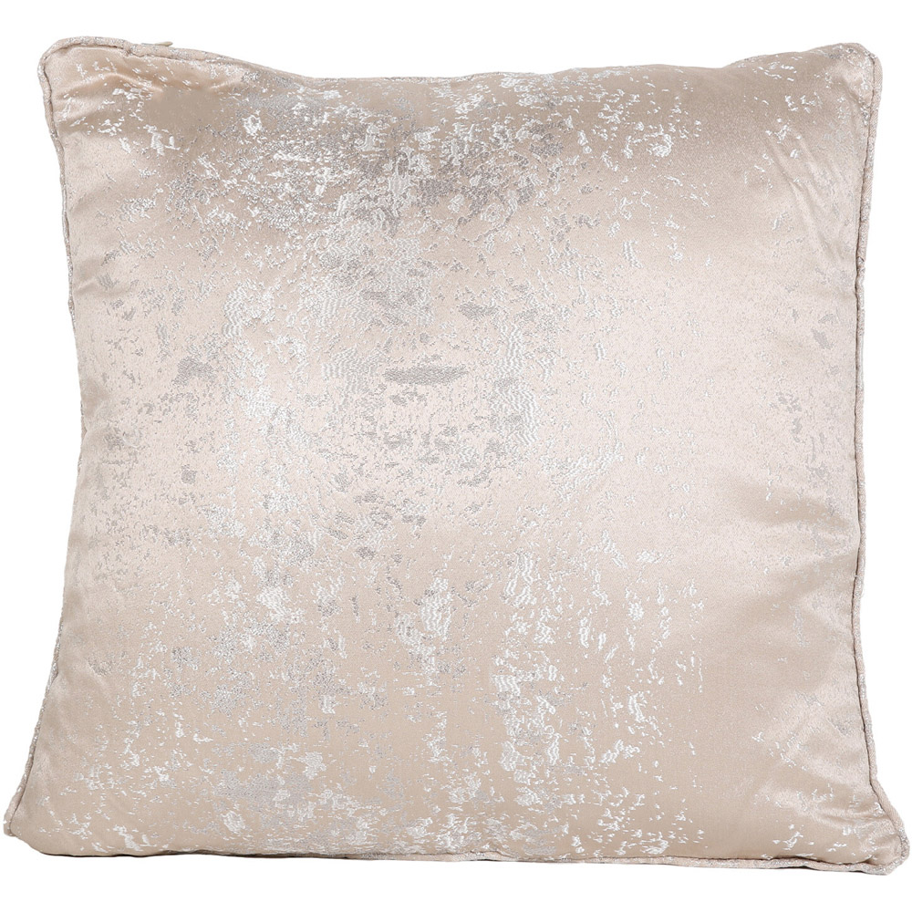 Divante Serene Champagne Jacquard Cushion 45 x 45cm Image 1