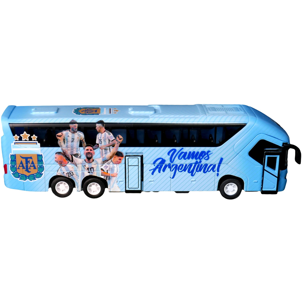 Banbo Argentina Bus Model Football Team Coach Toy Image 4