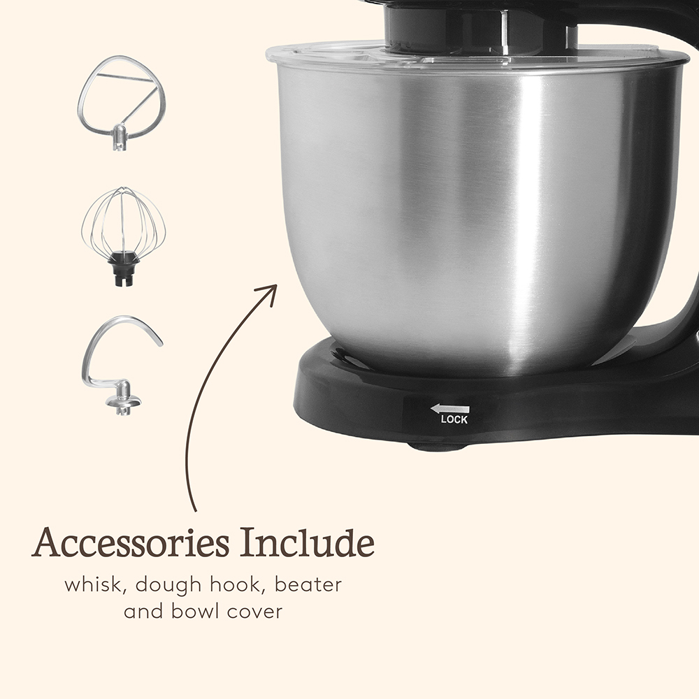 Haden 215390 Black 10 Speed 5L Digital Stand Mixer Image 7