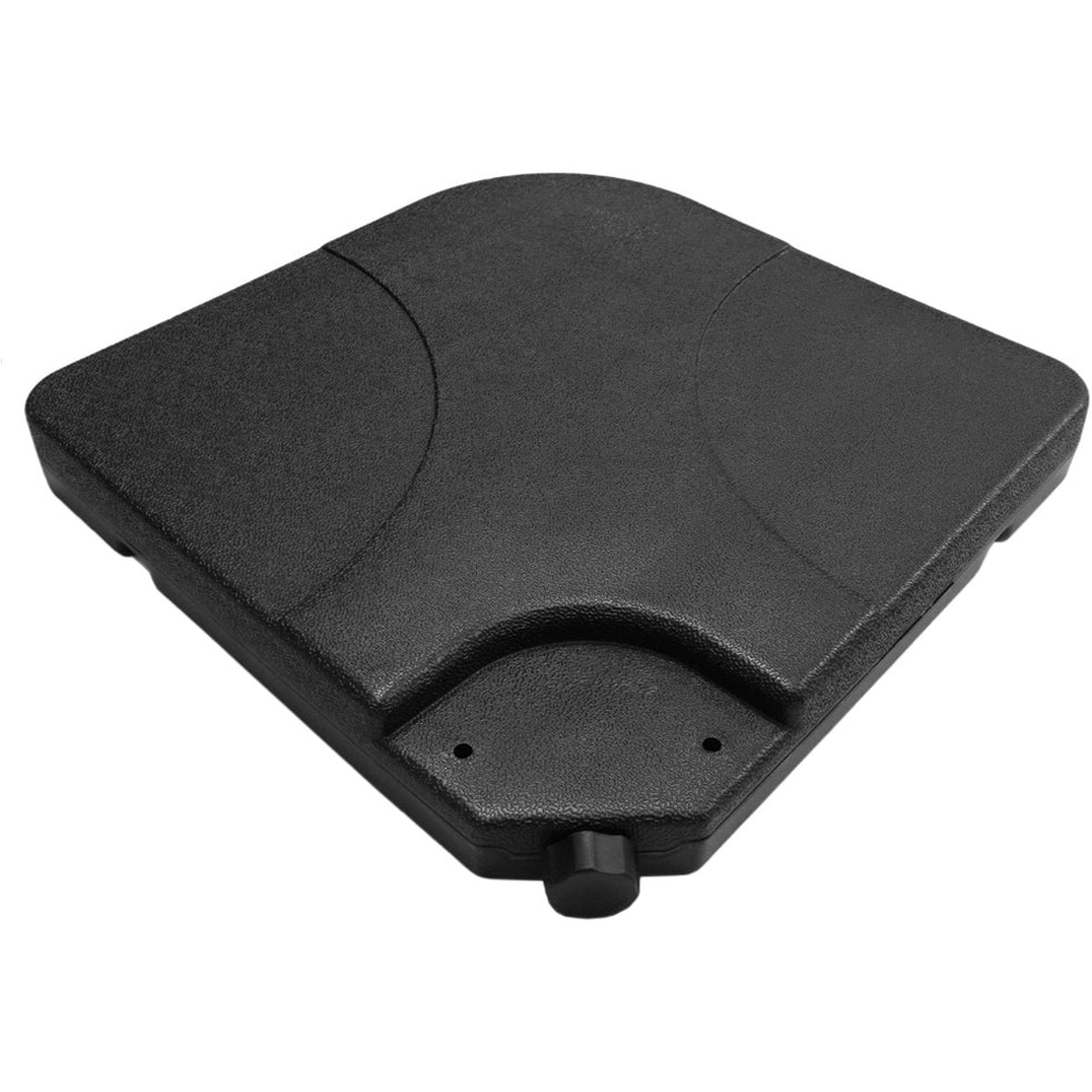 MonsterShop Black Square Shaped Cantilever Parasol Base Image 3