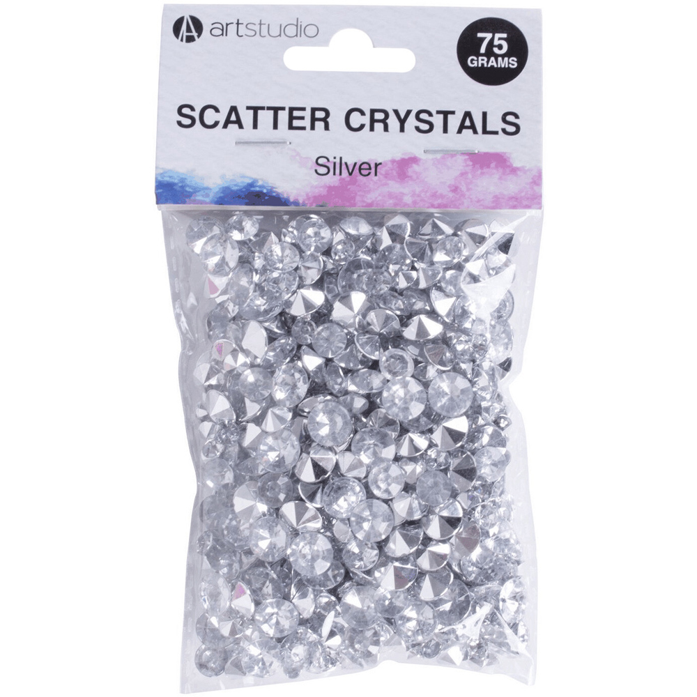 Silver Scatter Crystals - Silver Image
