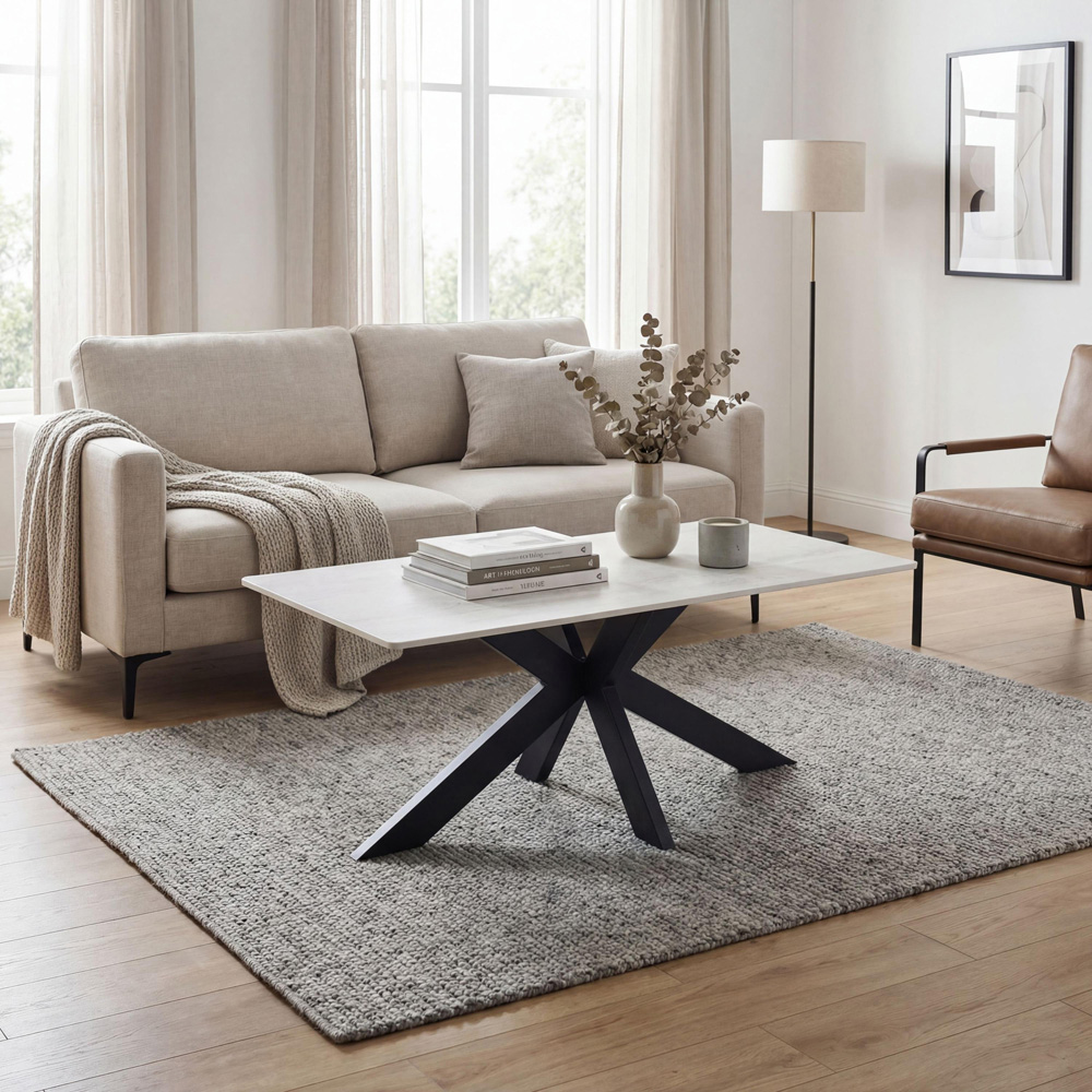 wilko Verona Ceramic Coffee Table Image 6