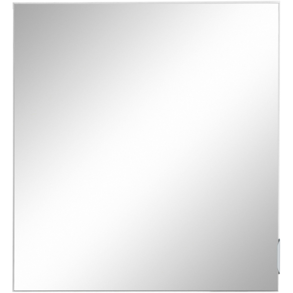 Loft24 Atlas Single Door Mirrored White Hanging Cabinet Image 3