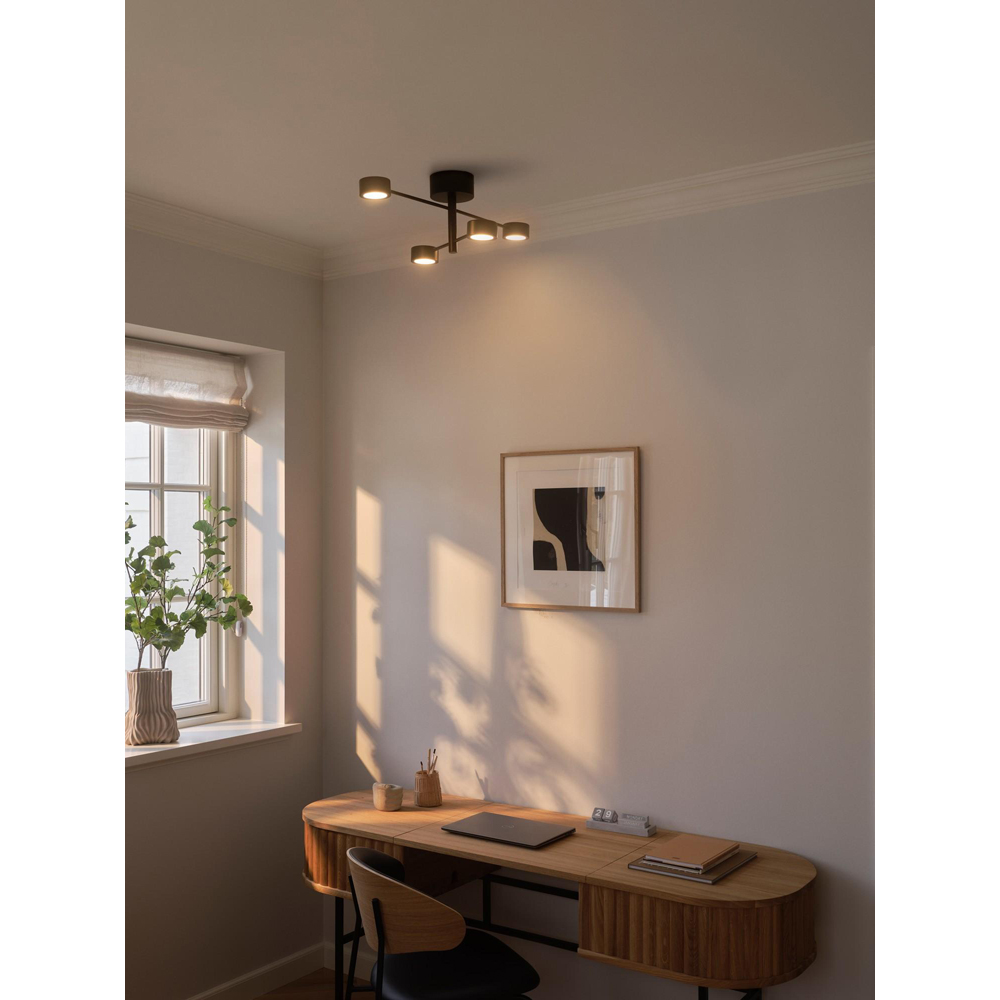 Nordlux Clyde Flex 4-Rail Black Spotlight Image 2