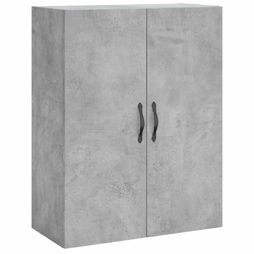 vidaXL 3 Door 3 Drawer Concrete Grey Highboard with Hairpin Legs Image 5