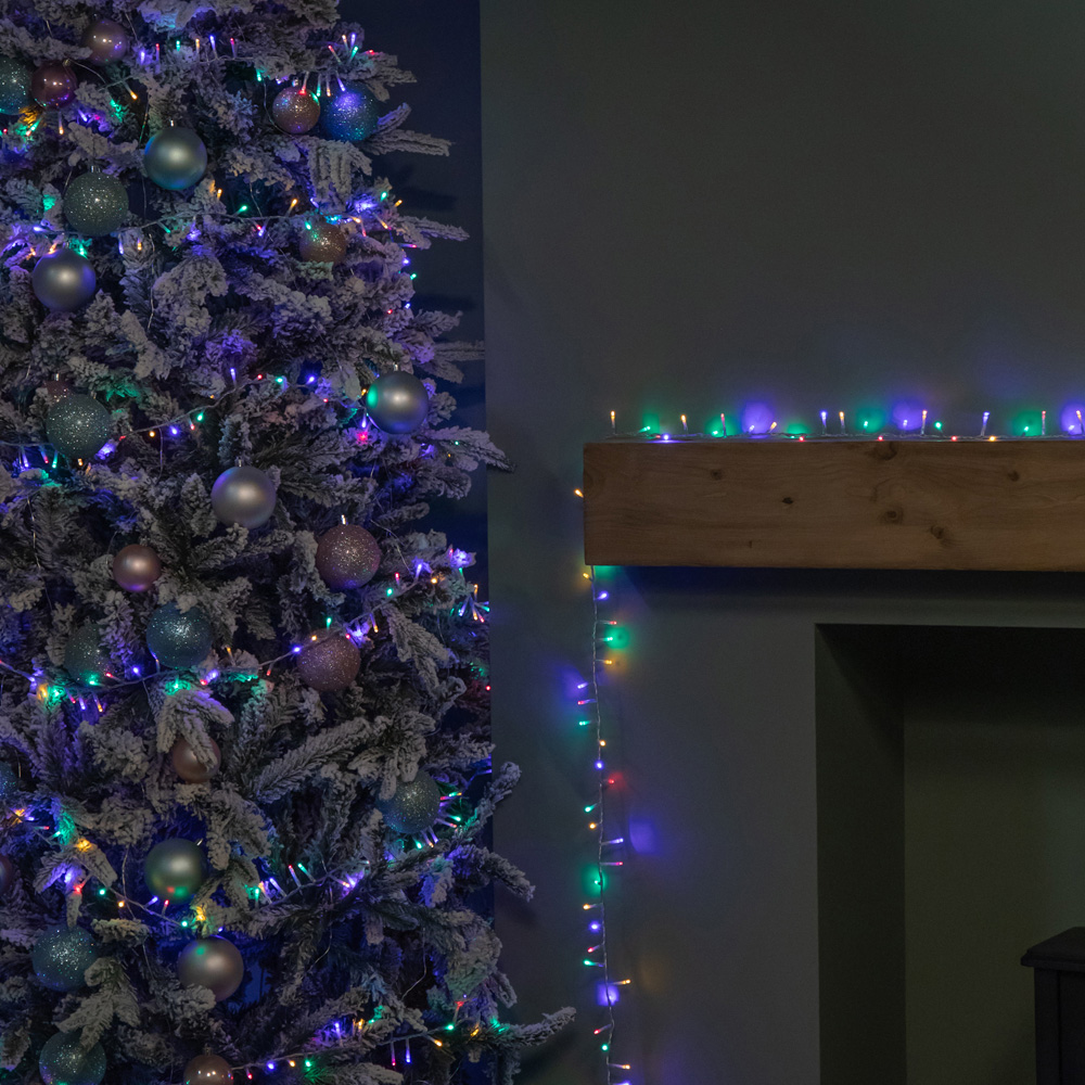 Samuel Alexander TreeBrights 2000 Multicoloured LED Clear Cable Christmas String Lights 50m Image 6
