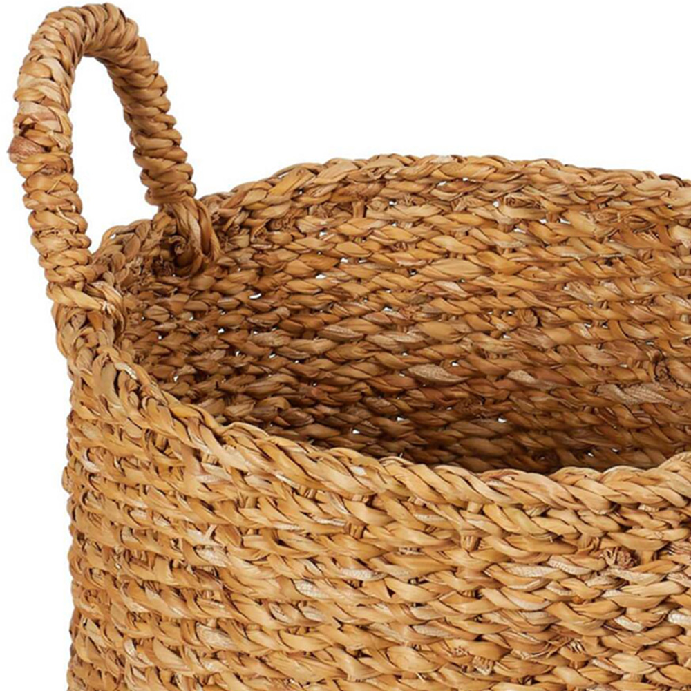 Set of 3 Bohemian Seagrass Baskets - Natural Image 5