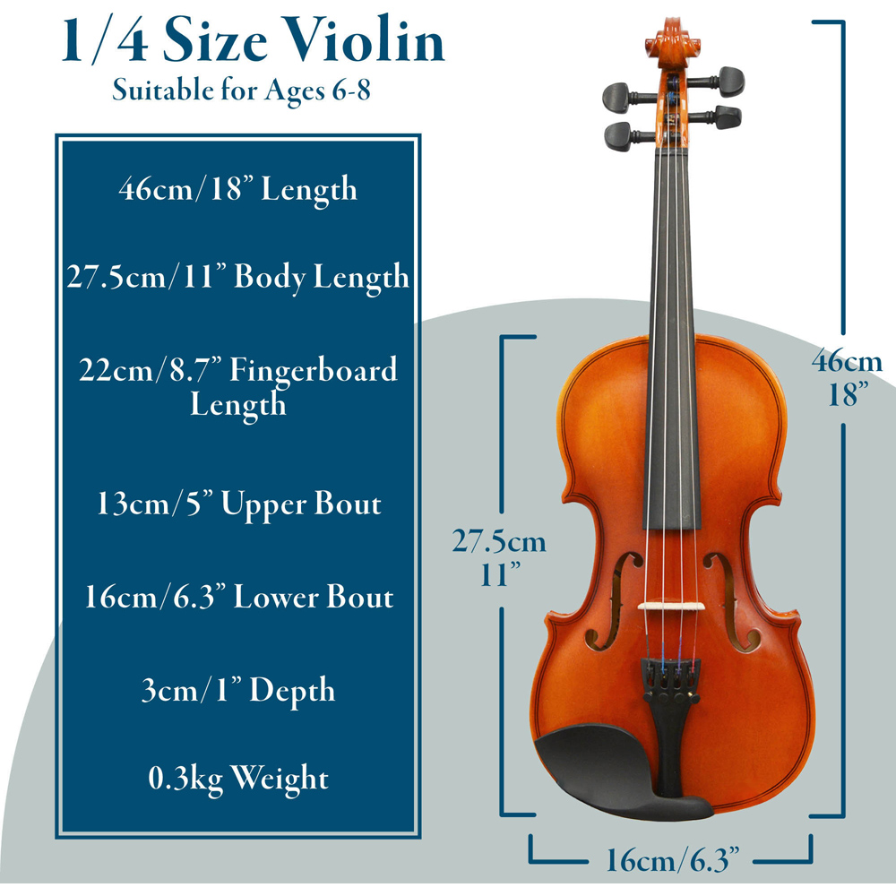Forenza Uno Series 1/4 Size Violin Outfit Image 5