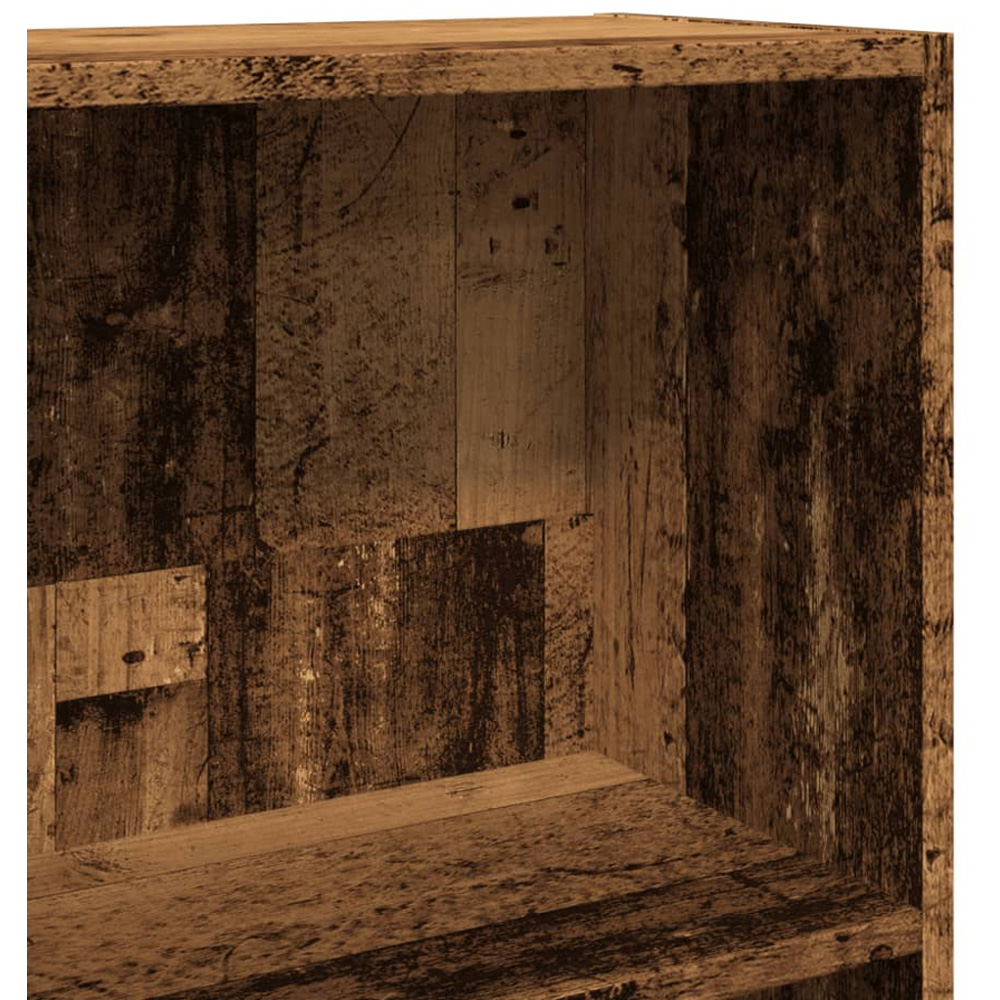 vidaXL 4 Shelf Old Wood Bookcase Image 6