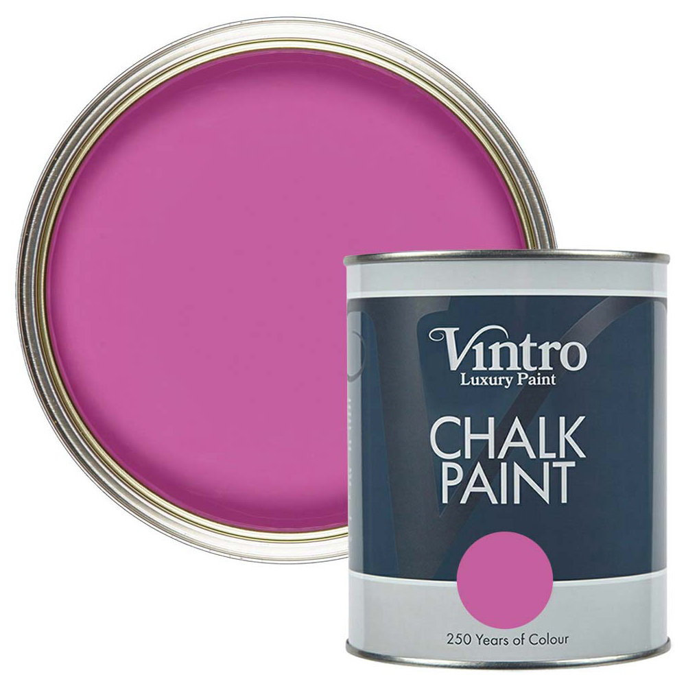 Vintro Paint Orchid Matt Finish Chalk Paint 1L Image 1