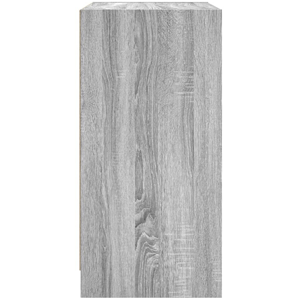 vidaXL 4 Door Grey Sonoma Oak Side Cabinet Image 6