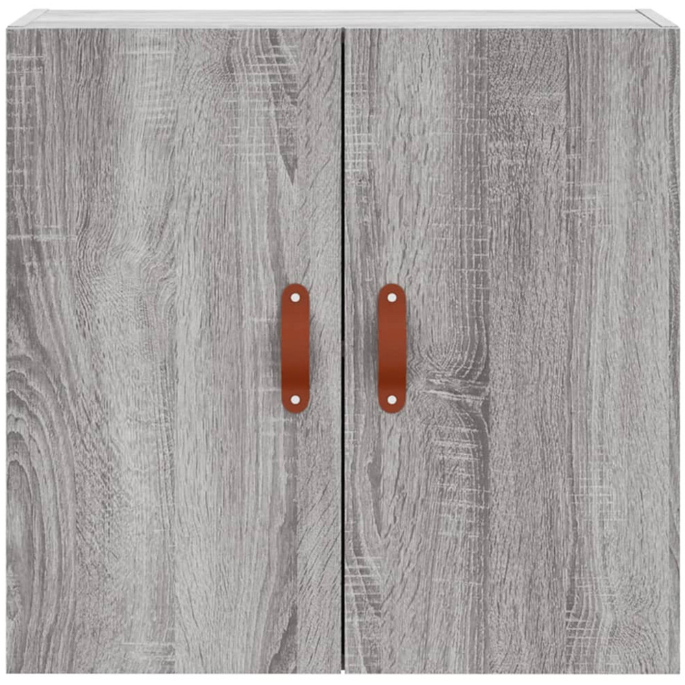 vidaXL 2 Door Grey Sonoma Oak Wall Cabinet Image 5