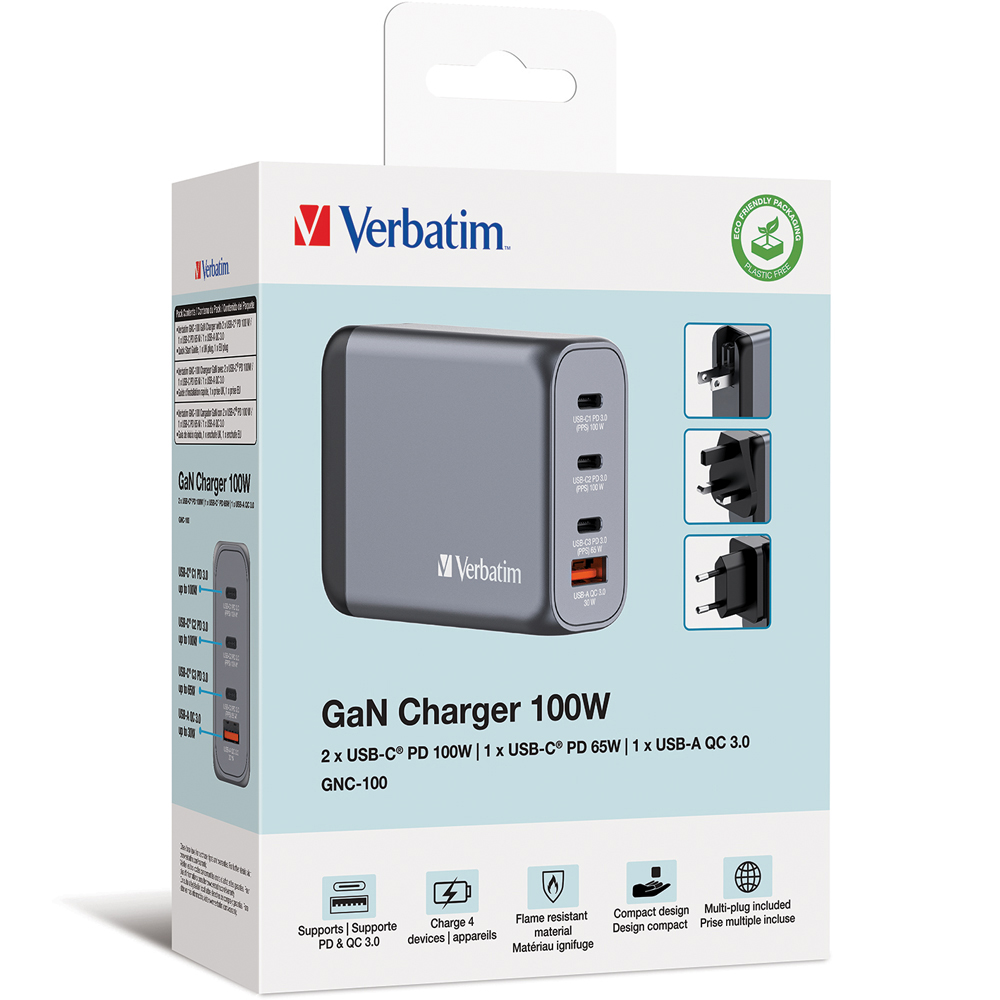 Verbatim GaN Wall Charger 100W Image 3