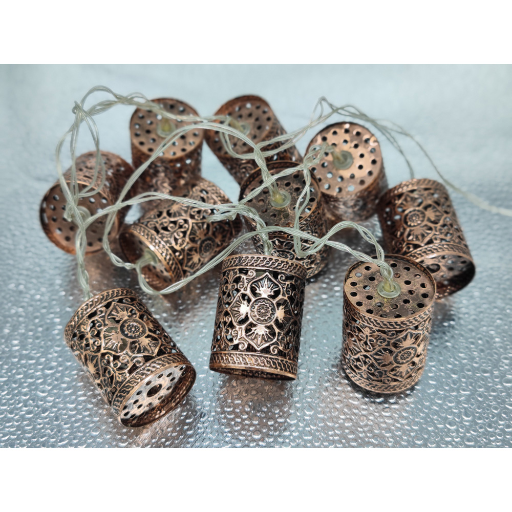Avilo Copper Finish Marrakesh Look String Light 2m Image 5