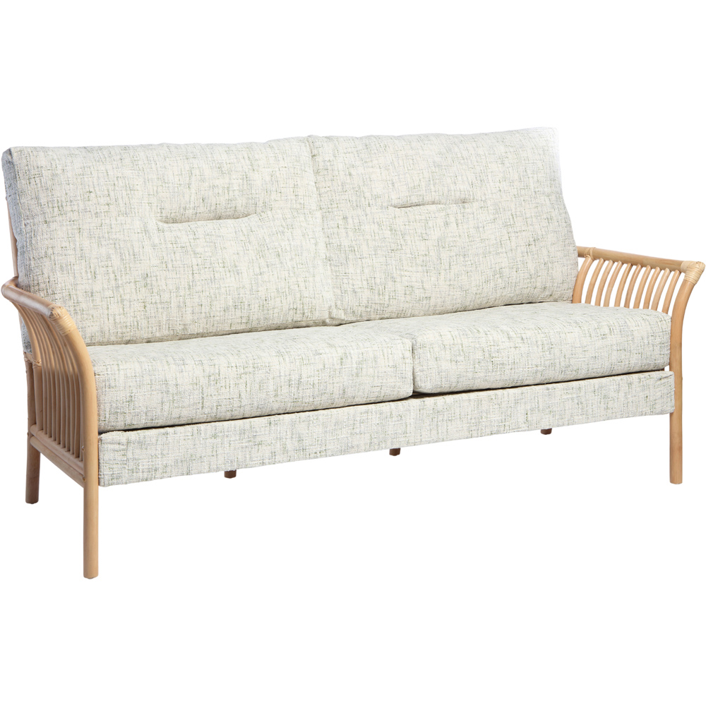 Desser Solo 3 Seater Natural Rattan Apple Crumble Sofa Image 2