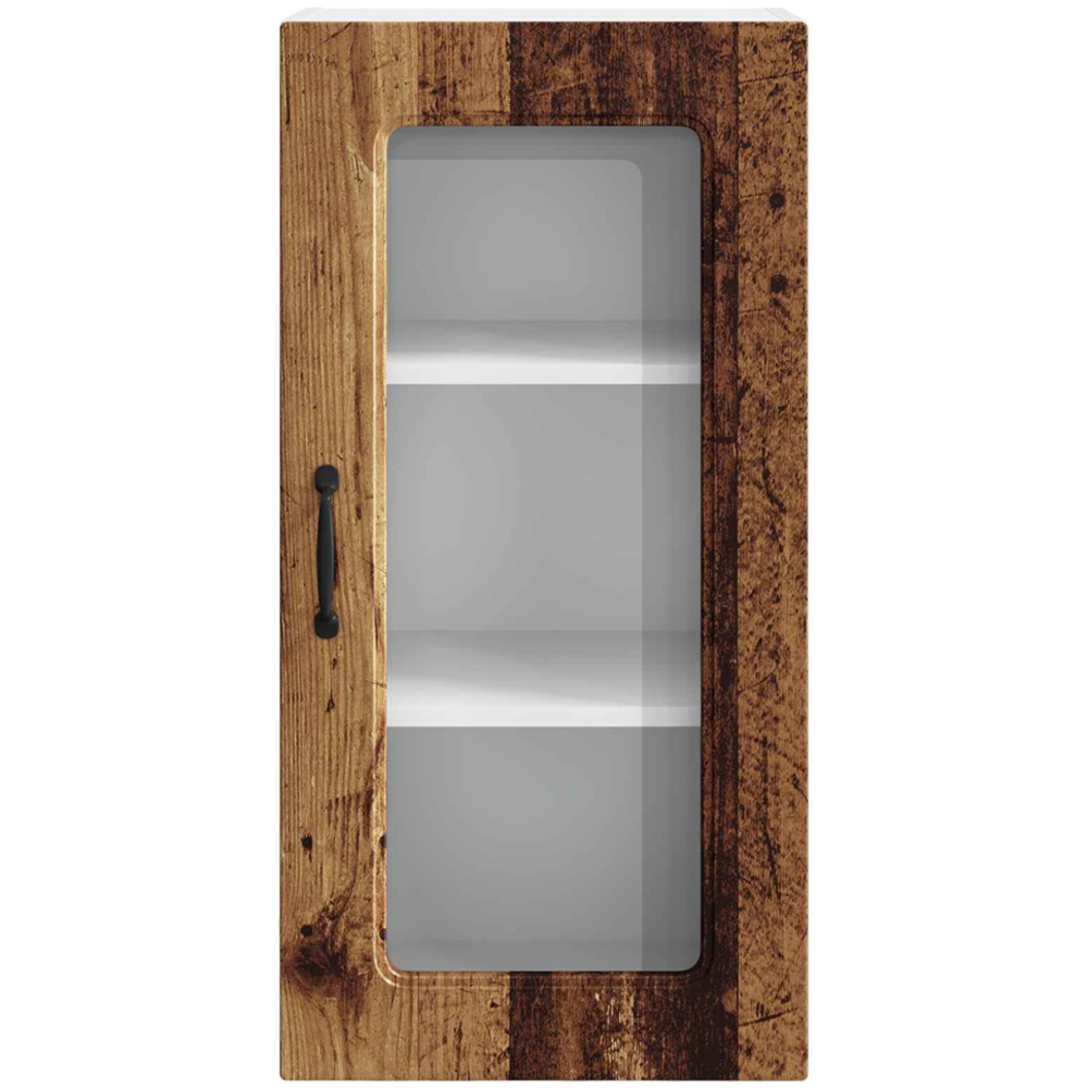 vidaXL Kalmar Single Door Old Wood Wall Kitchen Cabinet 2 Pack Image 5