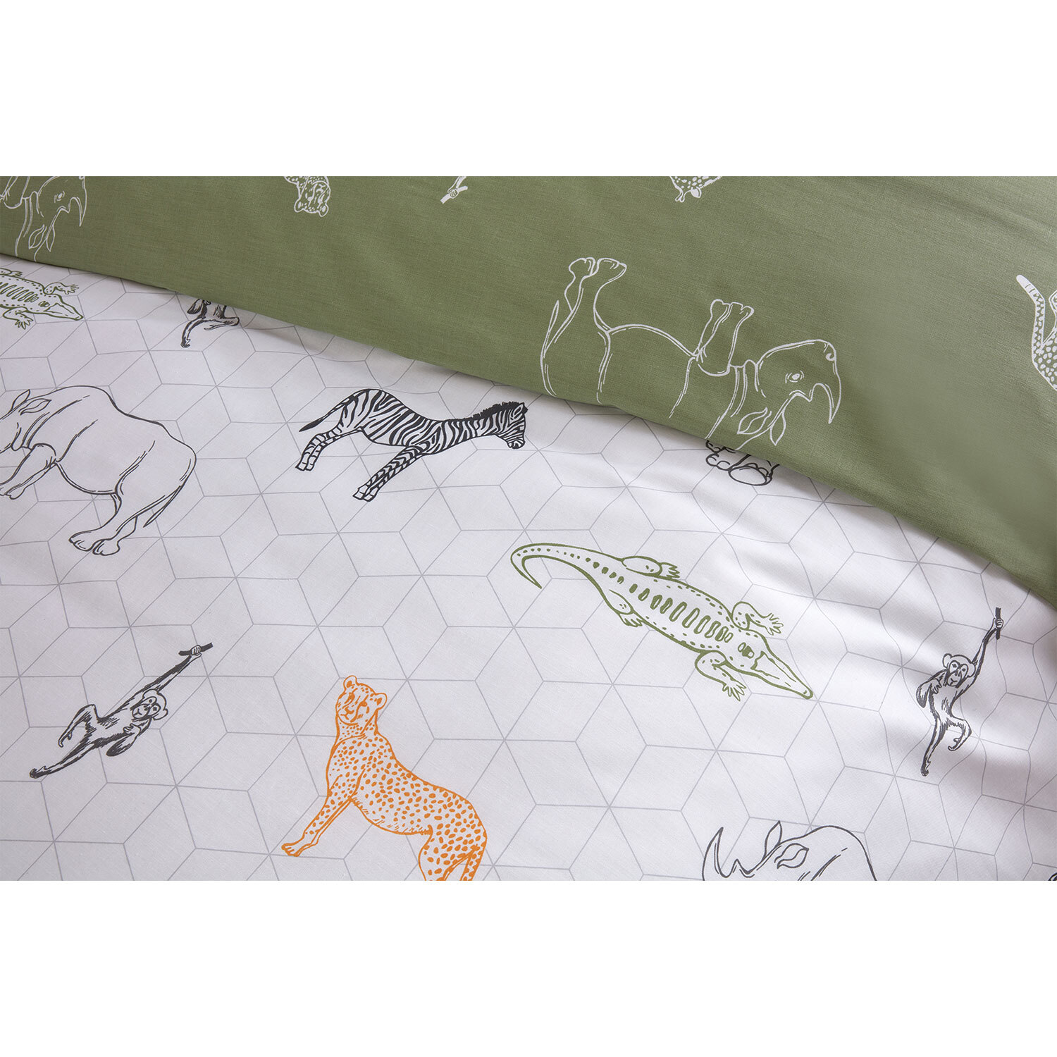 Single Safari Animals Duvet and Pillowcase Set Image 5