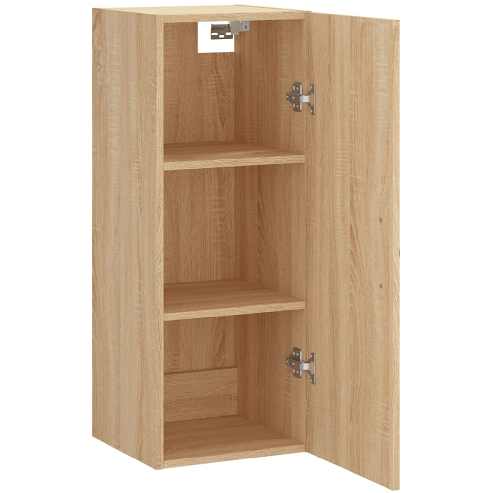 vidaXL Single Door Brown Sonoma Oak Wall Mounted Cabinet Image 5