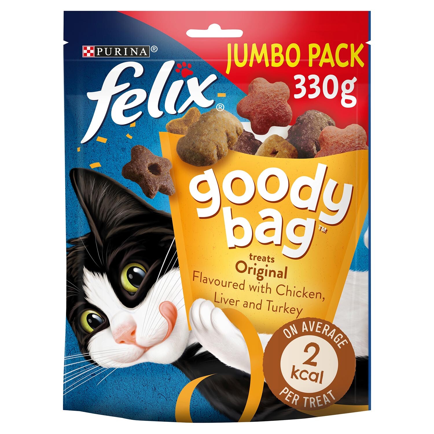 Felix Goody Bag Cat Treats - 330g / Original Mix Image 1