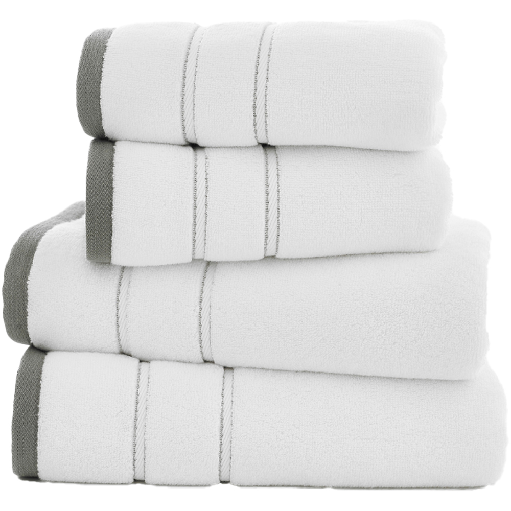 Lobster Creek Delamere Zero Twist Silver Bath Sheet Image