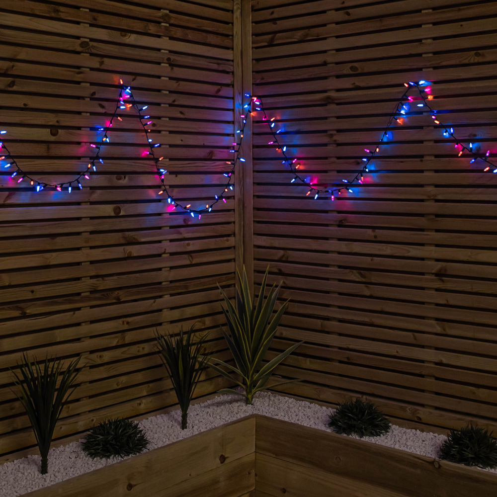 Samuel Alexander 300 Rainbow LED Multi-Function Fairy Cap Green String Light 7.5m Image 5
