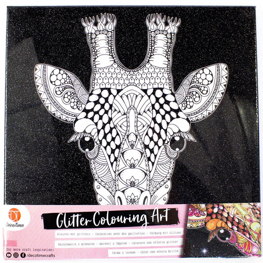 Deco Time Glitter Colouring Art Image 2