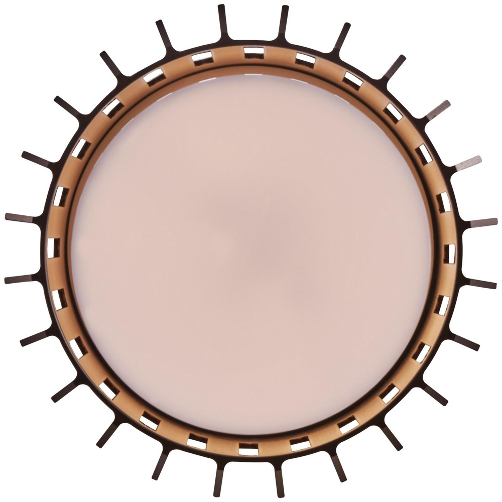 Nordlux Aludra 7 inch Seaside Brown Metallic Ceiling Light Image 3