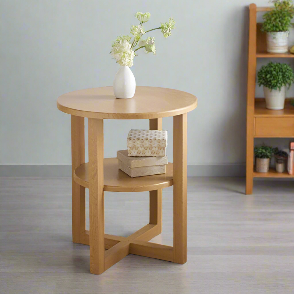 Modcraft Single Shelf Round Side Table Image 8