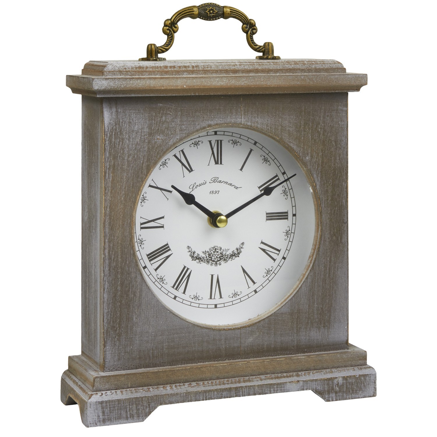 Reyenay Brown Mantle Clock Image 2