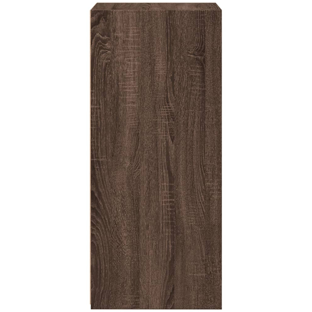vidaXL 3 Shelf Brown Oak Sideboard Image 5