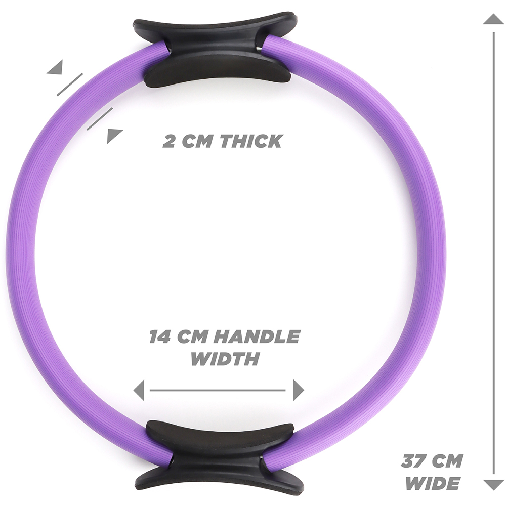 Phoenix Double Handled Purple Pilates Ring Magic Circle Image 3