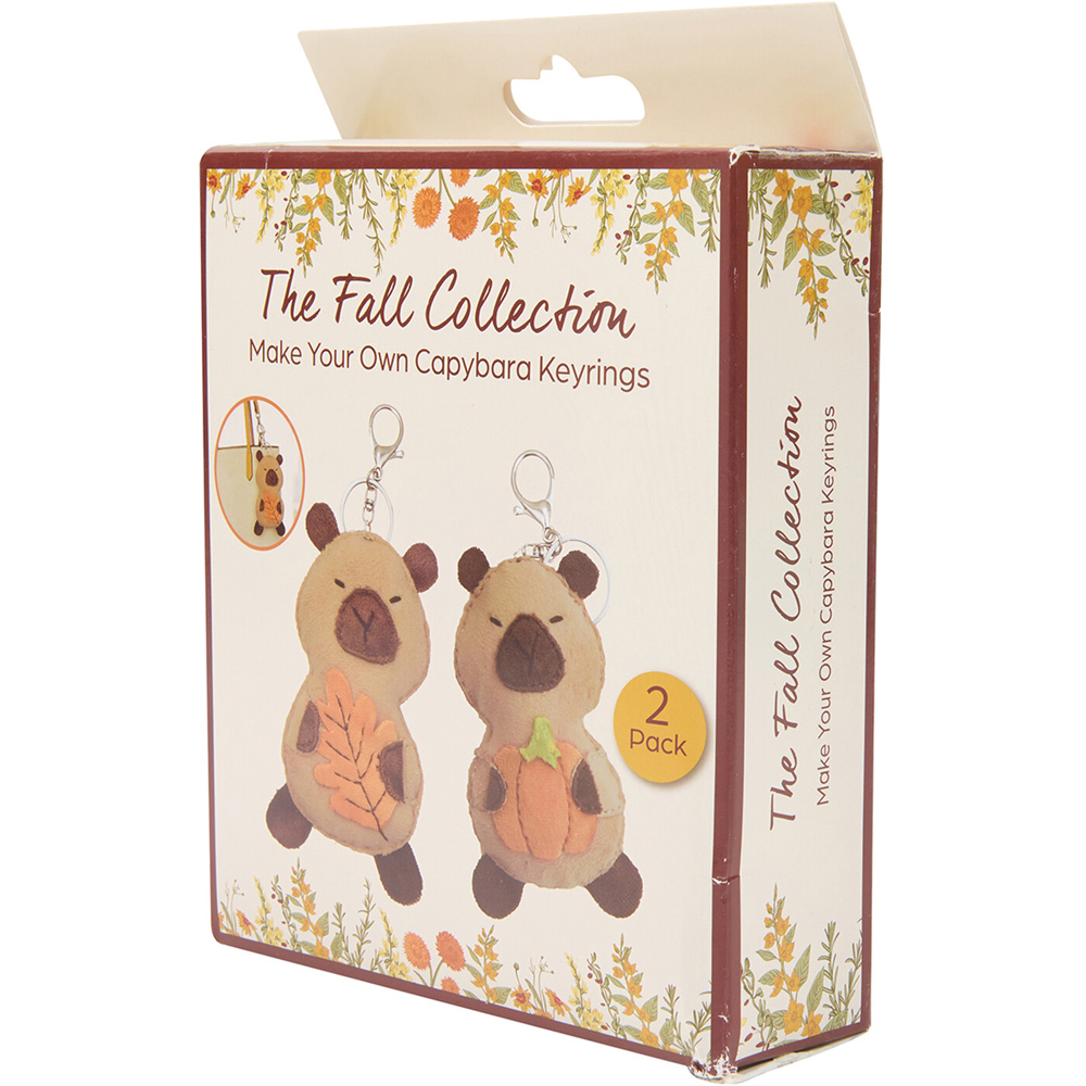 Make Your Own Capybara Keyrings Kit Image 5