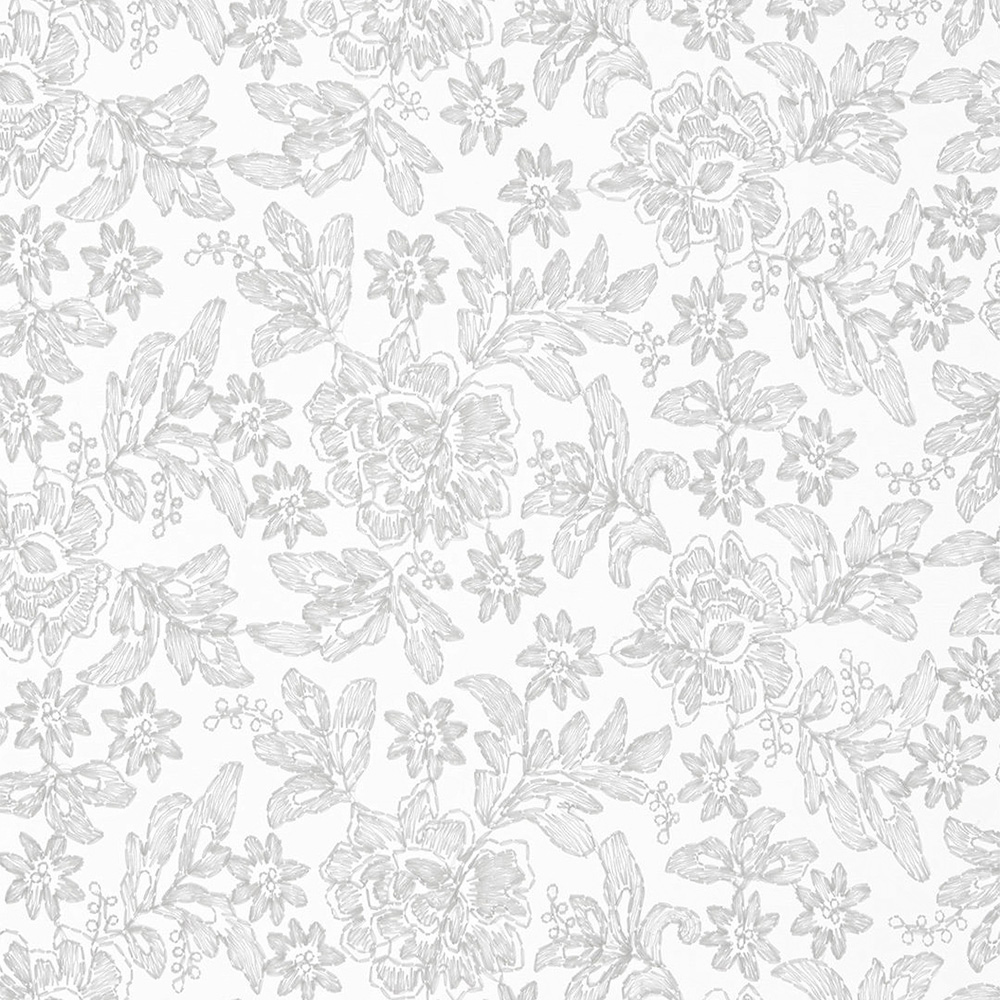 Living and Home Floral Lace Curtains 125 x 150cm Image 3