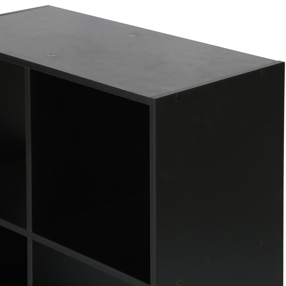 Jane 6 Shelf Black Cube Storage Unit Image 6