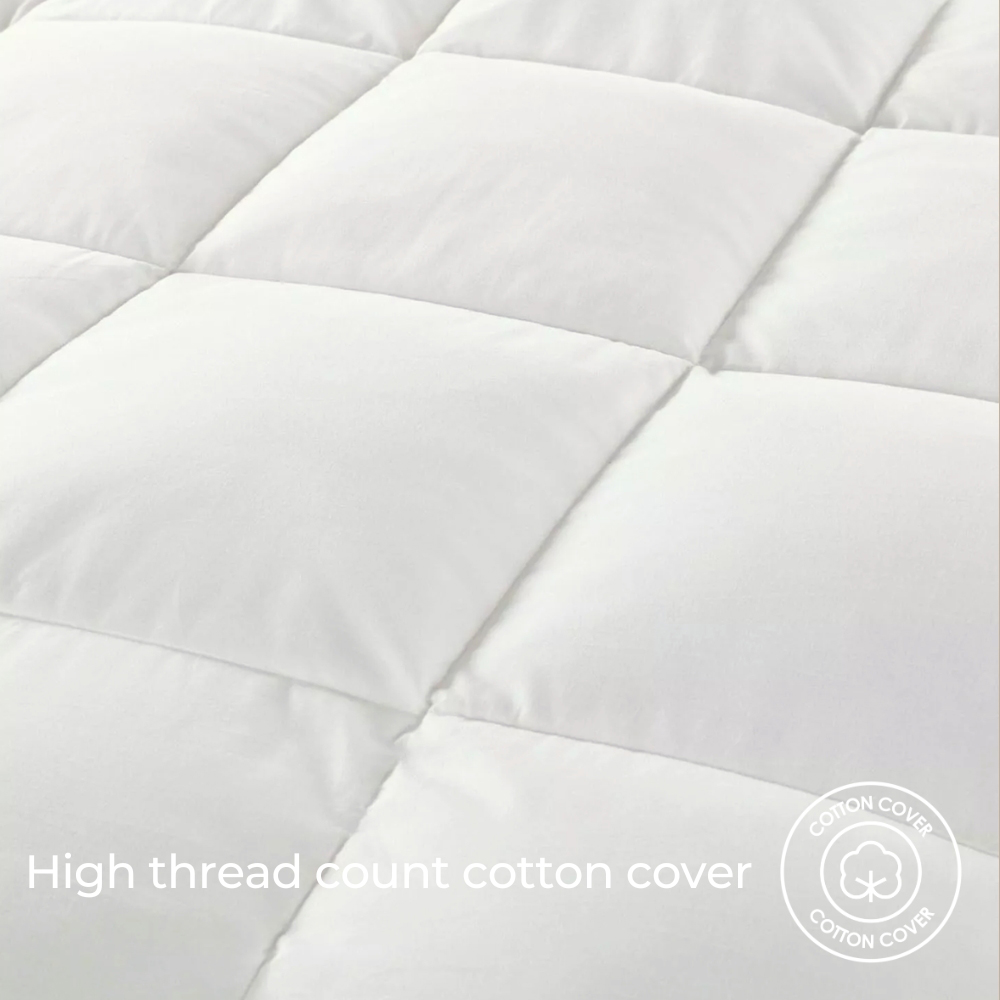 MHG Living King Size White Duck Feather and Down Warm Winter Duvet 13.5 Tog Image 4