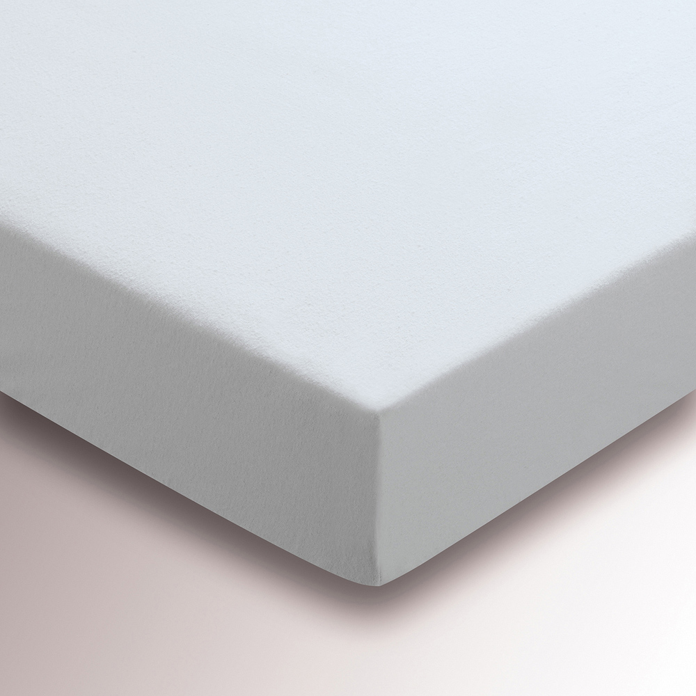 Helena Springfield Double Silver Brushed Cotton Fitted Bed Sheet Image 3