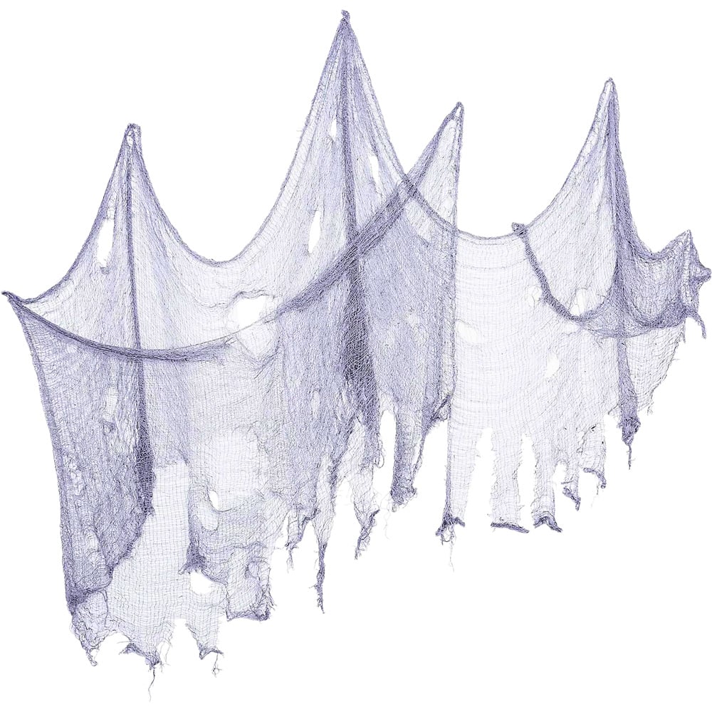 Samuel Alexander Cream Freaky Fabric Net Halloween Decoration 2.9m 12 Pack Image 1