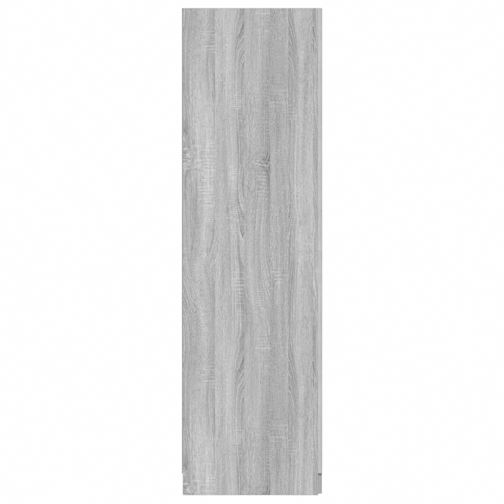 vidaXL 2 Door Grey Sonoma Engineered Wood Wardrobe Image 7